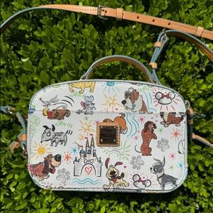 Dooney and Bourke Sketch Disney Dogs Crossbody Ambler